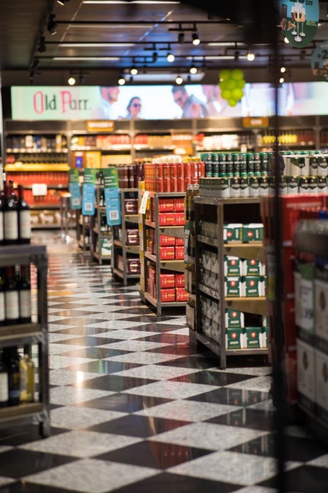 Rayons d’un magasin alimentaire